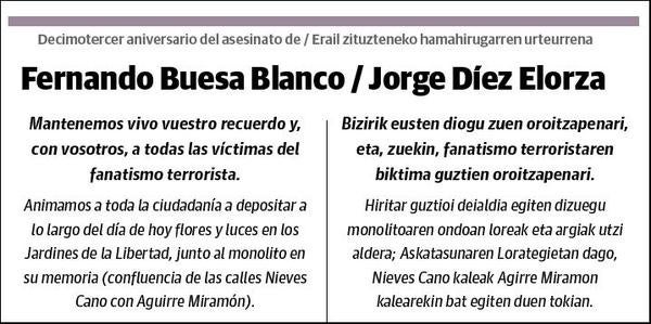 BUESA BLANCO Y JORGE DIEZ ELORZA,FERNANDO