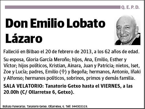 LOBATO LAZARO,EMILIO