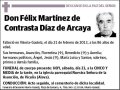 MARTINEZ DE CONTRASTA DIAZ DE ARCAYA,FELIX