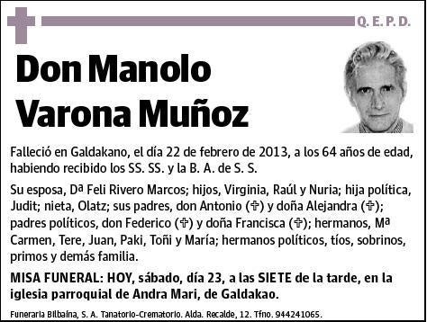 VARONA MUÑOZ,MANOLO