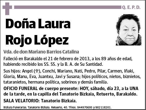 ROJO LOPEZ,LAURA