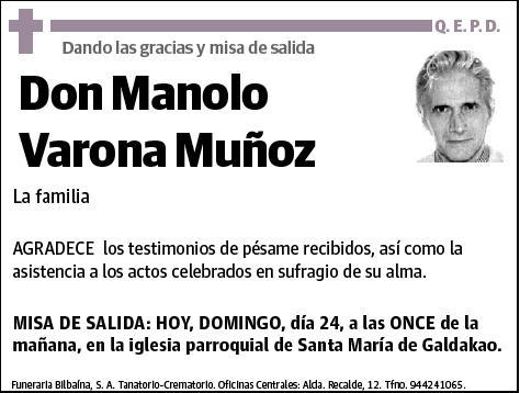 VARONA MUÑOZ,MANOLO