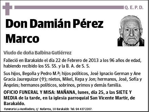 PEREZ MARCO,DAMIAN