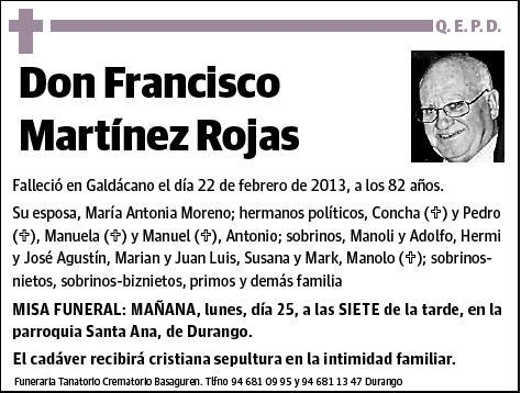 MARTINEZ ROJAS,FRANCISCO