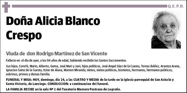 BLANCO CRESPO,ALICIA