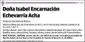 ECHEVARRIA ACHA,ISABEL ENCARNACION