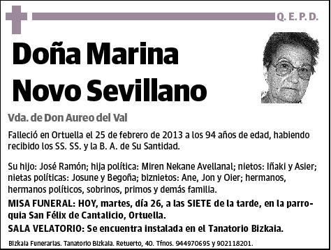 NOVO SEVILLANO,MARINA