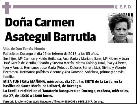 ASATEGUI BARRUTIA,CARMEN