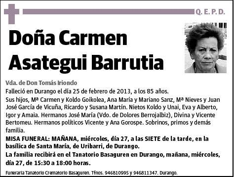 ASATEGUI BARRUTIA,CARMEN