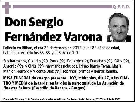 FERNANDEZ VARONA,SERGIO