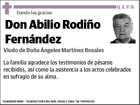 RODIÑO FERNANDEZ,ABILIO