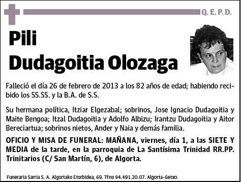 DUDAGOITIA OLOZAGA,PILI