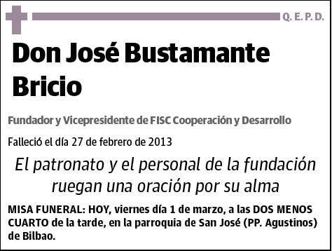 BUSTAMANTE BRICIO,JOSÉ