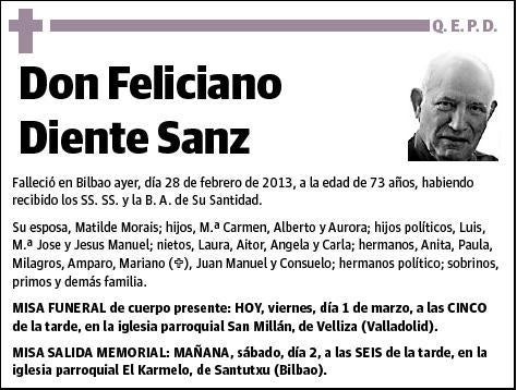 DIENTE SANZ,FELICIANO