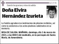 HERNANDEZ IZURIETA,ELVIRA