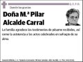ALCALDE CARRAL,Mª PILAR