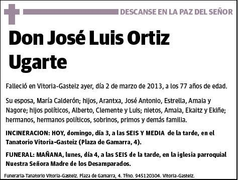 ORTIZ UGARTE,JOSE LUIS