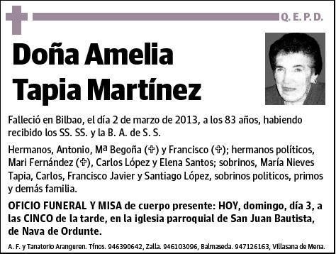 TAPIA MARTINEZ,AMELIA