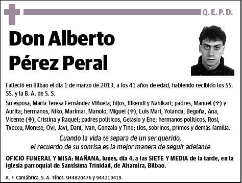 PEREZ PERAL,ALBERTO