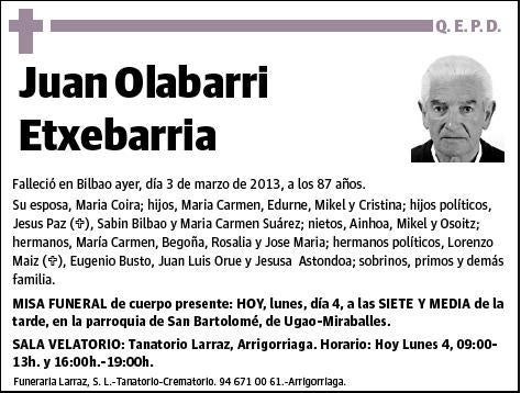 OLABARRI ETXEBARRIA,JUAN