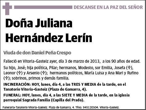 HERNANDEZ LERIN,JULIANA