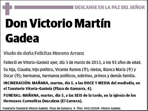 MARTIN GADEA,VICTORIO