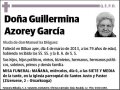 AZOREY GARCIA,GUILLERMINA