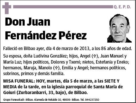 FERNANDEZ PEREZ,JUAN