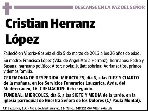 HERRANZ LOPEZ,CRISTIAN