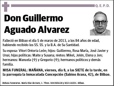 AGUADO ALVAREZ,GUILLERMO