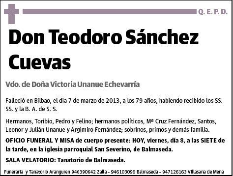 SANCHEZ CUEVAS,TEODORO