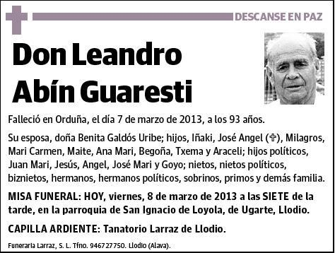 ABIN GUARESTI,LEANDRO