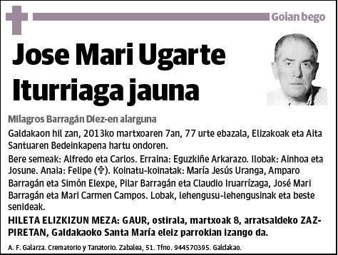 UGARTE ITURRIAGA,JOSE MARI