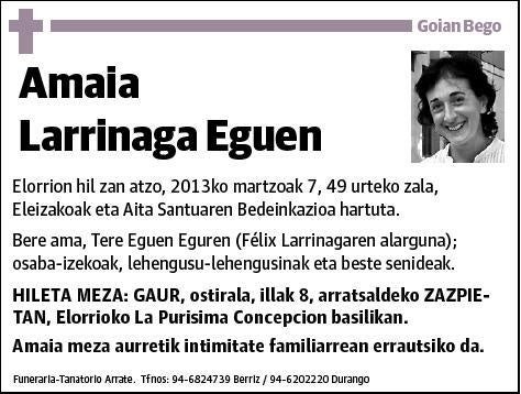 LARRINAGA EGUEN,AMAIA