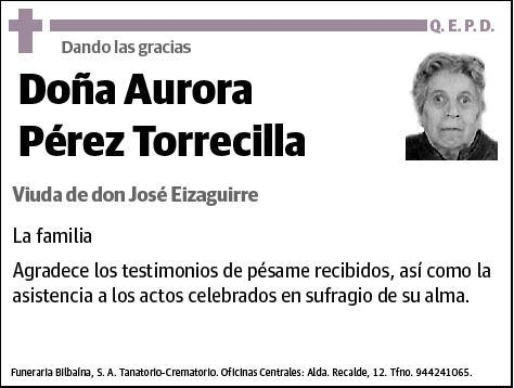 PEREZ TORRECILLA,AURORA