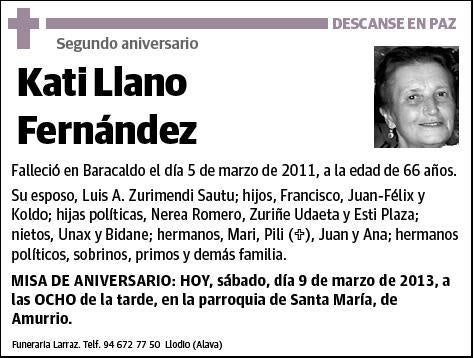 LLANO FERNANDEZ,KATI