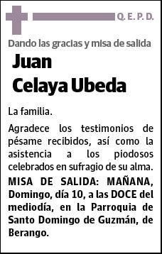 CELAYA UBEDA,JUAN