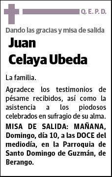 CELAYA UBEDA,JUAN