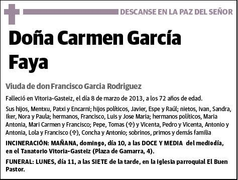 GARCIA FAYA,CARMEN