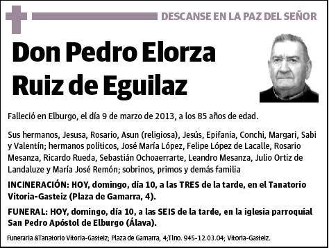 ELORZA RUIZ DE EGUILAZ,PEDRO