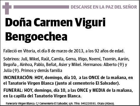 VIGURI BENGOECHEA,CARMEN