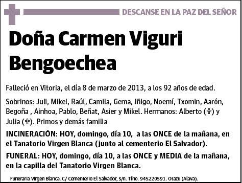 VIGURI BENGOECHEA,CARMEN