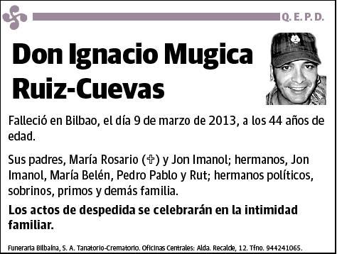 MUGICA RUIZ-CUEVAS,IGNACIO