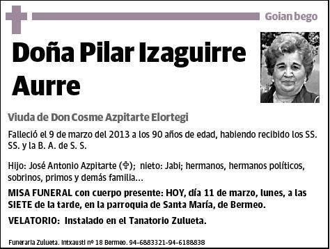 IZAGUIRRE AURRE,PILAR