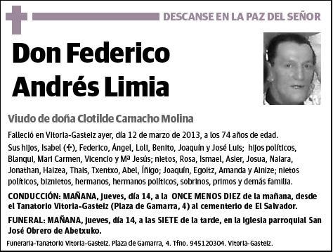 ANDRES LIMIA,FEDERICO