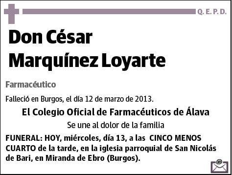 MARQUINEZ LOYARTE,CESAR