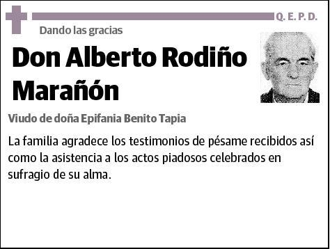 RODIÑO MARAÑON,ALBERTO