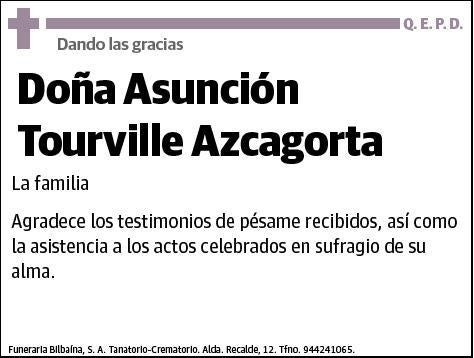 TOURVILLE AZCAGORTA,ASUNCION