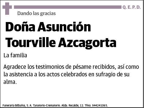 TOURVILLE AZCAGORTA,ASUNCION