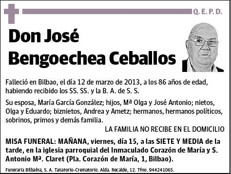 BENGOECHEA CEBALLOS,JOSE